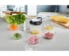 Pull String Chopper Vegetable Fruit Slicer Onion Garlic Chili Meat Cutter Dic...