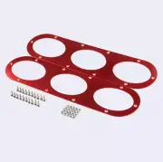 2pcs Universal Car Rear Bumper Air Diversion Diffuser Panel Cap Kit Car Parts