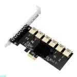 YMYL PCI 適用於 EXPRESS PCIE 1X 至 6 端口 USB3 0 擴展卡 PCI-E X1 至 X4