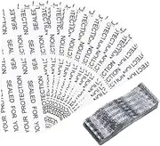 uxcell 1000Pcs Shrink Bands, 78 * 30mm PVC Clear Perforated Shrink Bands, Heat Shrink Wrap Bands for Bottles, Jars Seal for Dropper Bottle, Test Tube Bottles