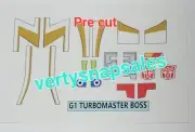 Transformers G1 PRE CUT Repro Stickers For G1 Turbomaster Boss