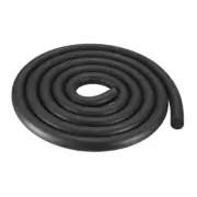 Foam Rubber Seal Weather Strip 16mm Diameter 2 Meters Long Black