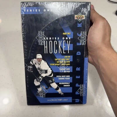 1993-94 UPPER DECK SERIES ONE FACTORY SEALED HOBBY HOCKEY BOX WAYNE GRETZKY CARD
