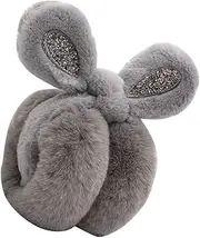 [Yardenfun] Rabbit Ear Muffs Rabbit Ear Warmer Winter Ear Bunny Ear Earmuff Snow Ear Cover Stuffed Ear Cover Ear Warmers for Children Ear Covers Plush