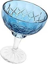 VINTORKY Small Glass Ice Cream Bowl Vintage Sundae Cups Lid Dessert Dishes for Salad