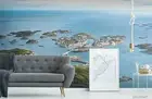 3D Ocean Islands Wallpaper Wall Mural Removable Self-adhesive 227
