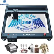 LONGER B1 24W Laser Engraver w/ Smart Air-Assist System Wifi & USB connect C7J4