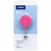 J.Burrows Badge Reel Pink