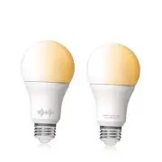 A19 Smart WiFi LED Light Bulbs, Tunable Changing, Warm to Cool White Dimmable,