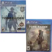 Rise of the Tomb Raider & Shadow of the Tomb Raider PS4 New Game Bundle Special