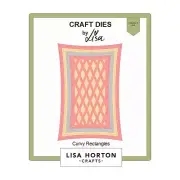 Lisa Horton Crafts Dies-Curvy Rectangles (Pack of 1)