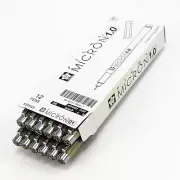 Sakura Pigma Micron pen 1.0 Black felt tip artist drawing pens - 12 pens set