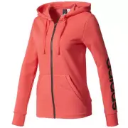 Adidas Essential Womens Full-Zip Hoodie b47313 size M orange hoodie