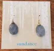 NWT Sundance Catalog Gray Labradorite Earrings