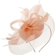 [LIFKOME] Elegant Mesh Fascinator Hat Stylish Wedding Headband Chic Tea Party Headdress for Banquets Special Occasions Hair Accessory Clip