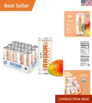 ENERGY Sparkling Water Tropical Mango 12 pack with 100mg Organic Caffeine fro...
