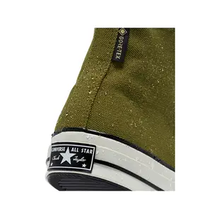 CONVERSE CHUCK 70 GORE-TEX HI 高筒帆布鞋 防潑水 男女 綠 168859C US3 軍綠