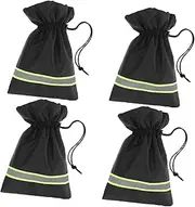 DECOMELODY Protectors 4 Pcs Insulated Tap Covers Reflective Insulation Prevent Winter Freeze Backflow for Garden