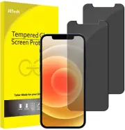 For iPhone Pro 12 /12 Privacy Screen Protector 9H Anti Spy Tempered Glass 2-Pack