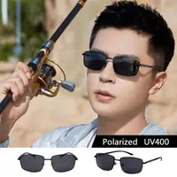 在飛比找momo購物網優惠-【SUNS】男士偏光金屬方框墨鏡 Polarized太陽眼鏡