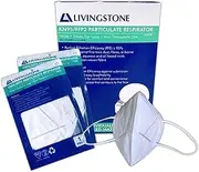 Livingstone KN95 FFP2 Respirator Ear Loop Vertical Duckbill Level 3 Face Mask (Pack of 10)