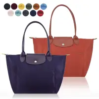 在飛比找momo購物網優惠-【LONGCHAMP】LE PLIAGE GREEN系列刺繡