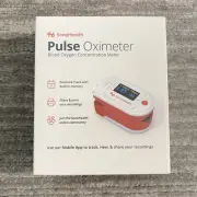 SonoHeaMedical Grade Pulse Oximeter Fingertip Blood Oxygen Saturation Monitor