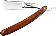 Healeved Men's Barber Razor Metal Shaving Tool Safe Vintage Razor for Beard Sideburns Short Fine Hair