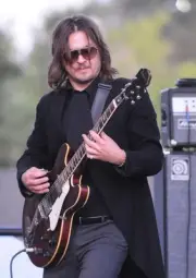 Guitarist James Armbrust of Louis XIV performs 2008 Download Festi- Old Photo