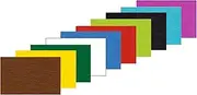 Ursus 3774699 Photo Card, DIN A4, 300 g/m², 50 Sheets Assorted in 10 Different Colours, Dyed, High Colour Brilliance and Light Resistance, Made of Fresh Cellulose, Ideal for Creative Crafts