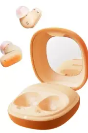 Baseus Active Noise Cancelling Earbuds with Make-up Mirror Airnora 2-Orange