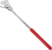 Extendable Back Scratcher - Hand Shaped Stainless Steel Back Scratcher | Portable Massage Tool for Itching Relief, Extendable Backslap Scratchers for Men and Women, Travel Friendly Backs Massager