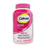 美國CALTRATE鈣爾奇成人維生素D3加強鎂鋅礦物補鈣鈣片600MG200粒
