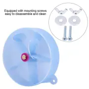 Bird Pet Foraging Feeder Food Wheel Feeding Storage Box Toy Blue♡