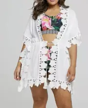 TS top TAKING SHAPE plus sz M 16 - 20 Rendez Vous Summer Cover Up NWT!