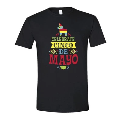 Celebrate Cinco de Mayo Adult’s T-Shirt - Large