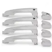Set Chrome 4Door Outer Handle Sensor Model Fits Mitsubishi L200 Triton 2015 2018 (for: Mitsubishi)