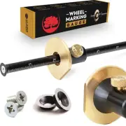 Wheel Marking Gauge - Woodworking Marking Scriber Kit With 2 Replacement Cutt...