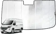 Genuine SNAPSHADES Front Windscreen Sun Shade for Fiat Ducato | Peugeot Boxer | Citroen Relay | Vauxhall Movano | RAM ProMaster 3rd Gen (2006-Present)