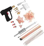 ZUNOXAZ 1set Vehicle Dent Puller Kit Body Panel Removal Tools for Car Repair Welders Kit for Hail Damage Dents Self-repair for Auto Detailing