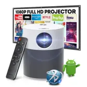 Portable Full HD 4K Android Projector 1920x1080P Bluetooth Wifi Video Projectors