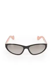 Black & Pink Oval Gradient Sunglasses
