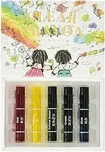 Kokuyo transparent crayons 5 colors KE-AC26