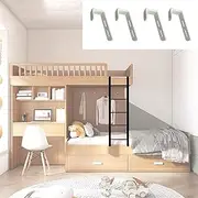Black Bunk Bed Ladder, Adjustbale Twin Bunk Bed Ladder with Hooks, Space-Saving Bed Step Ladder, Universal Attic Motorhome Straight Ladder (Size : 150cm(59"))