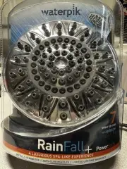 Waterpik Rainfall Plus Power Spray 7 Sprays Settings Shower Head ASR-733