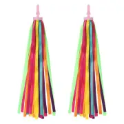 Bike Streamers, Scooter Handlebar Tassels Grips Ribbon, Seven Colors