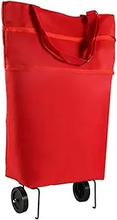 Shopping cart Foldable Shopping Trolley Foldable Shopping Trolley,Trolley Bags Folding Foldable Reusable Shopping Bags Grocery Bags Trolley Collapsible 2 in 1 Foldable Shopping Bag Portable