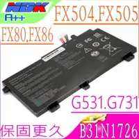 在飛比找PChome24h購物優惠-B31N1726 電池適用 華碩 ASUS FX504,FX