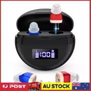 Ear Hearing Aids Digital Sound Voice In-Ear Enhancer Invisible Mini Amplifier.
