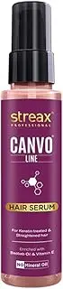 Streax Professional Canvoline Straightening Post Care Hair Serum for Women | Chemically Treated hair – 100ml | Anti Hair Breakage | Anti Frizz | Soft & Tangle Free Hair | Paraben & Mineral oil free